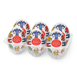 Tenga - Keith Haring Egg Dance (6 Stuks)
