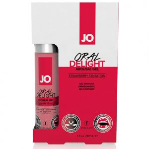 System JO - Oral Delight Arousal Gel Aardbei Sensation 30 ml
