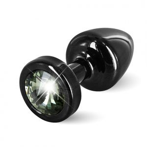 Diogol - Anni Butt Plug Rond 25 mm Zwart & Zwart 