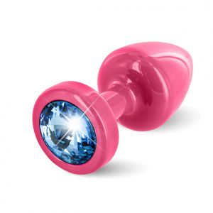Diogol - Anni Butt Plug Rond 25 mm Roze & Blauw 