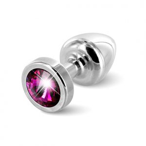 Diogol - Anni Butt Plug Rond 25 mm Zilver & Roze 