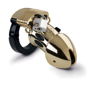 Mystim - Pubic Enemy No 1 Cock Cage Gouden Editie