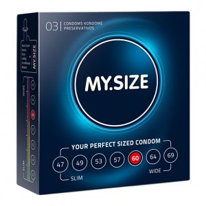 My Size - Natural Latex Condom 60 Width 3 stuks
