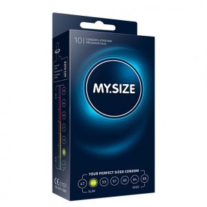 My Size - Natural Latex Condom 49 Width 10 stuks