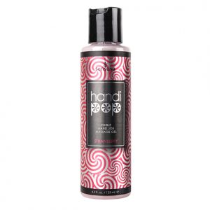 Sensuva - Handipop Hand Job Massage Gel Aardbei 125 ml
