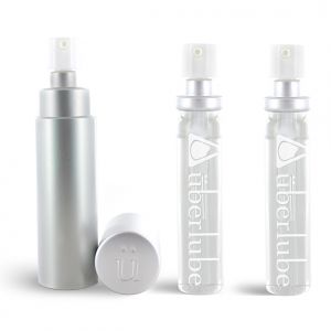 Uberlube - Siliconen Glijmiddel Good-To-Go & Refills Zilver 