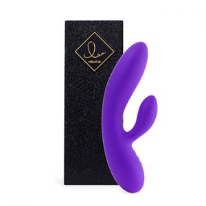 FeelzToys - Lea Rabbit Vibrator Medium Paars (Glitter)