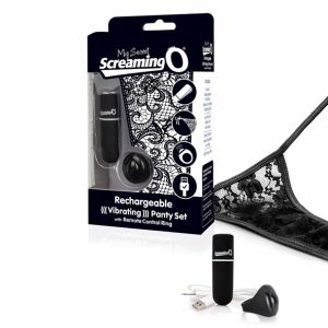 The Screaming O - Charged Remote Control Panty Vibe Zwart