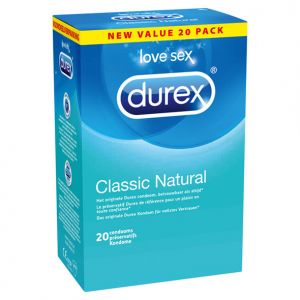 Durex - Classic Natural Condooms 20 st.