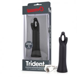 The Screaming O - Trident Vibrator Zwart