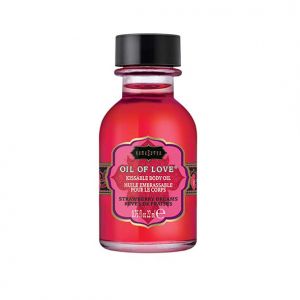 Kama Sutra - Oil of Love Kusbare Lichaamsolie Aardbei 22 ml