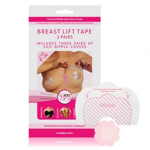 Bye Bra - Borst Lift & Zijden Tepel Covers F-H 3 Paar