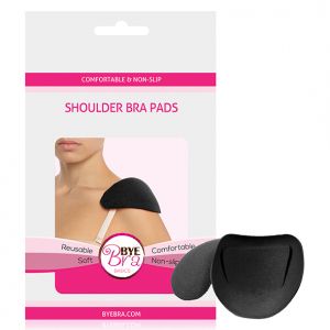 Bye Bra - Schouder BH Pads Zwart