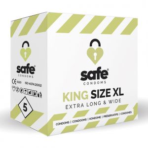SAFE - Condooms - King Size XL (5 stuks)