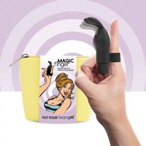 FeelzToys - Magic Finger Vibrator Zwart
