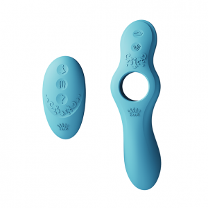 Zalo - Jessica Vibrator & Afstandsbediening Blauw
