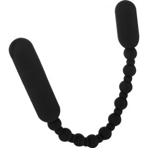 Rechargeable PowerBullet Booty Beads Zwart