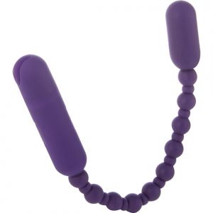 Rechargeable PowerBullet Booty Beads Paars