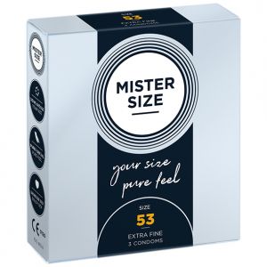 Mister Size - 53 mm Condooms 3 Stuks