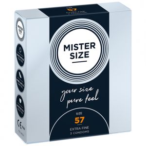Mister Size - 57 mm Condooms 3 Stuks
