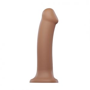 Strap-On-Me - Semi-Realistische Dual Density Buigzame Dildo Caramel M