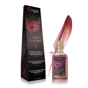 Orgie - Lips Massage Kit Aardbei 100 ml