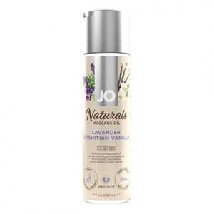 System JO - Naturals Massage Olie Lavendel en Tahitiaanse Vanille 120 ml