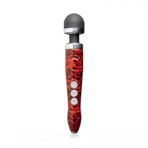 Doxy - Die Cast 3R Oplaadbare Wand Massager Rose Pattern