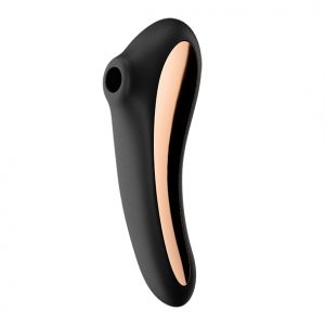 Satisfyer - Dual Kiss Insertable Air Pulse Vibrator Black