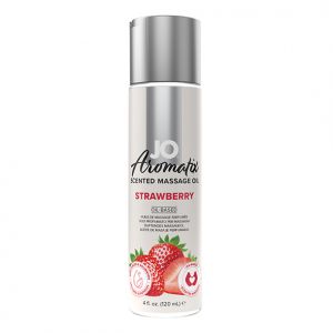 System JO - Aromatix Scented Massage Oil Strawberry 120 ml